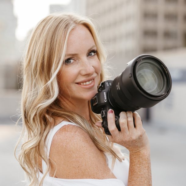 kate paterson holding camera