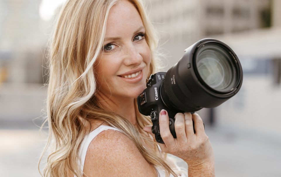 kate paterson holding camera